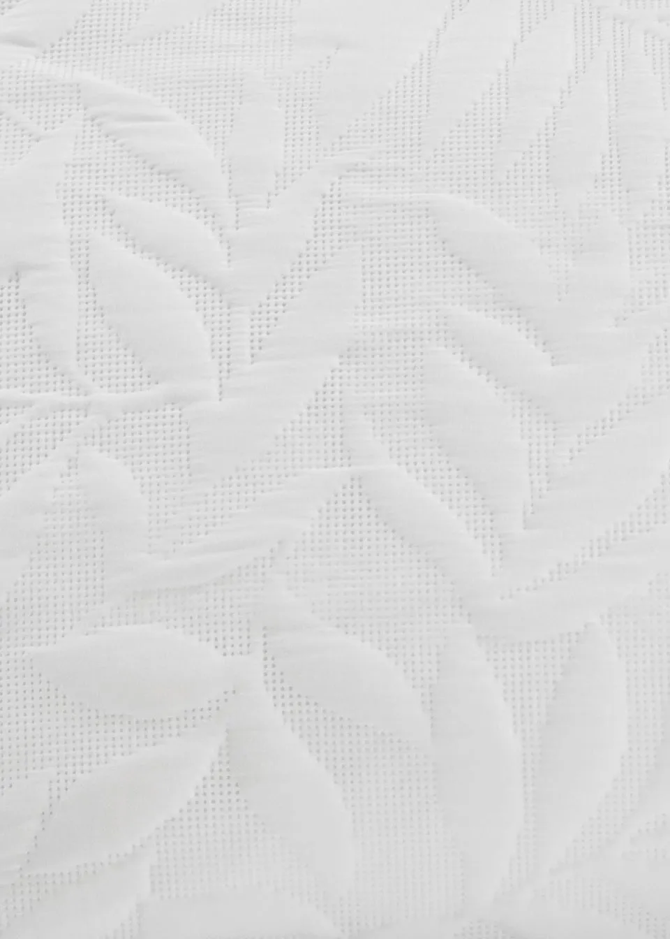 Serene Luana Soft Touch White Duvet Cover Set