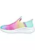 Skechers Girls Pink Ultra Flex 3.0 Pastel Clouds Slip Ins Trainers