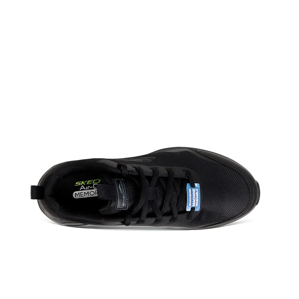 Skechers SKECH-AIR COURT PROVINCE Men’s Everyday Retro Lightweight Trainers Black