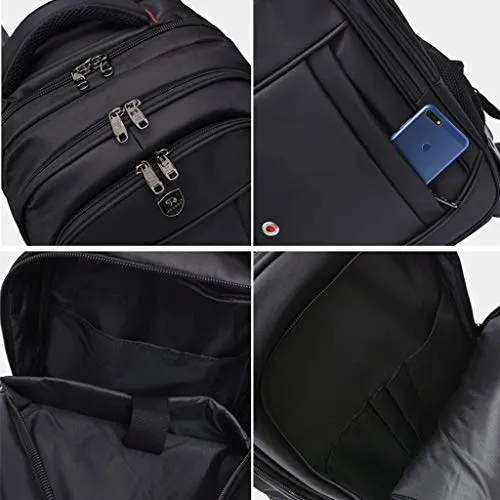 STATEGY Freewheel Wheeled Backpack Business Waterproof Travel Laptop Backpack, Carry-on Bag Perfect for Men and Women (Color : B