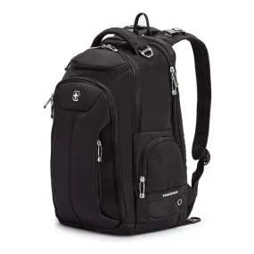 SWISSGEAR Large ScanSmart Laptop Backpack | TSA-Friendly Carry-on | Travel, Work, School | Men's and Women's - Black