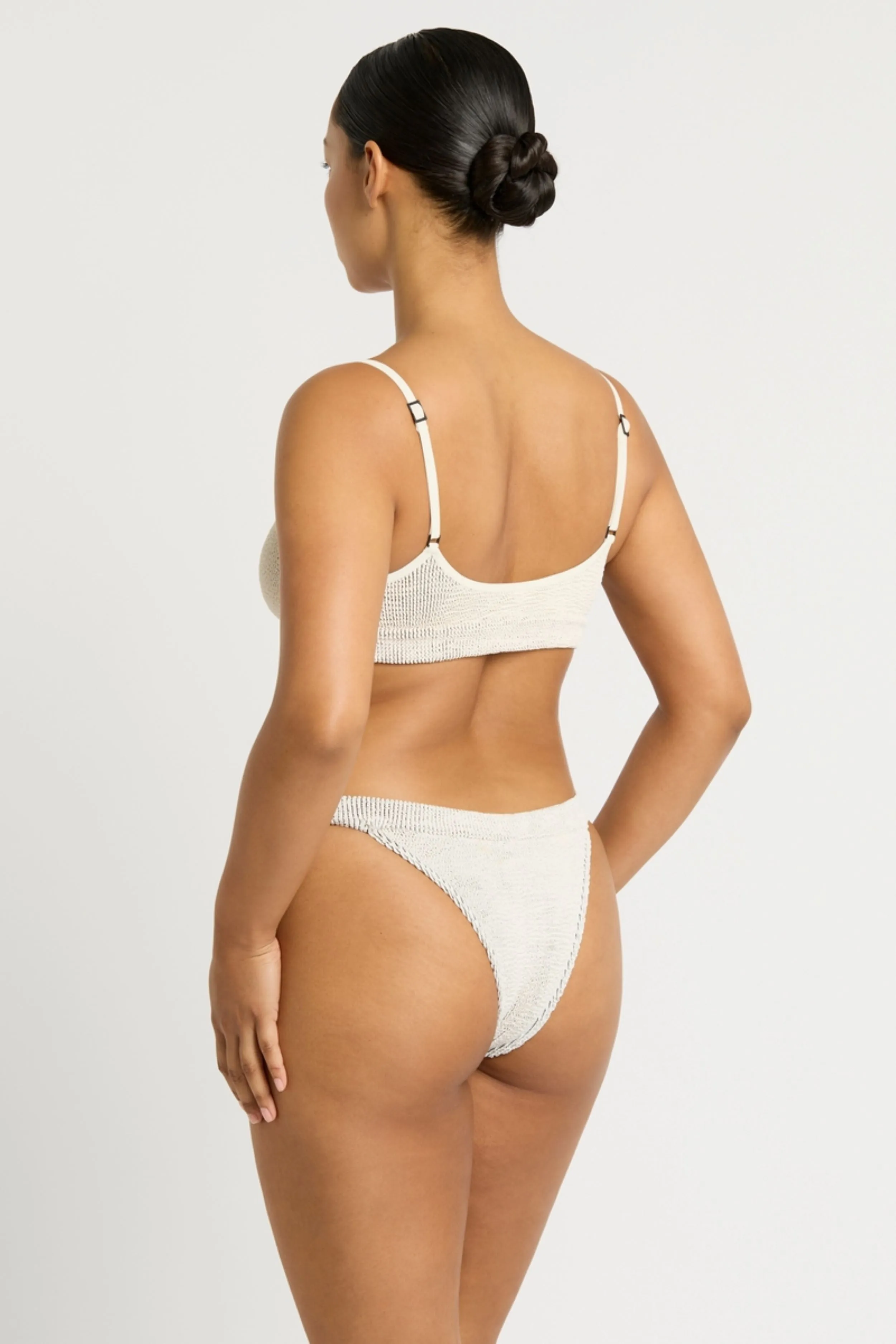 The Milo Bikini Brief in Coconut Milk