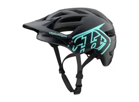 Troy Lee Designs A1 MTB Helmet - Drone - Dark Gray-Aqua