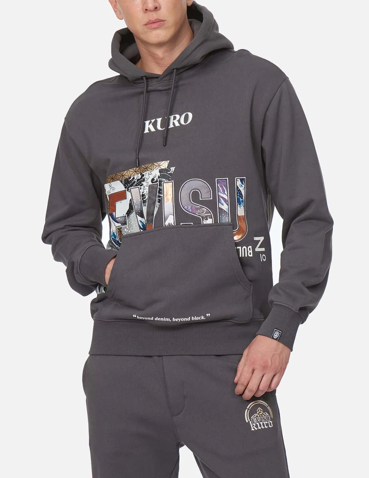 Ukiyo-E Infused Logo Insert Hoodie