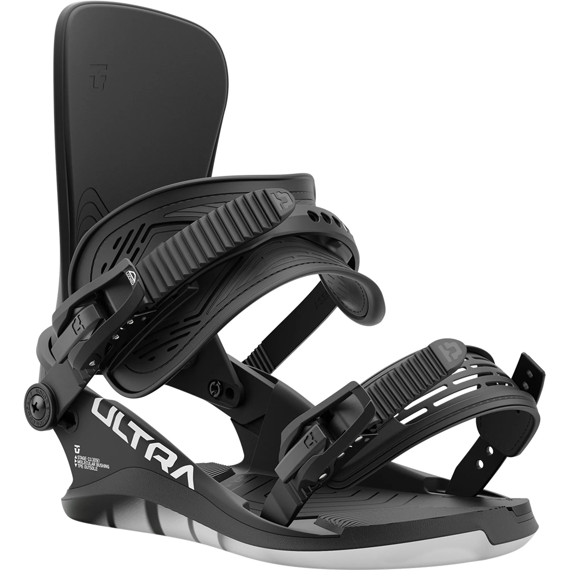 Ultra Snowboard Bindings Black - 2025