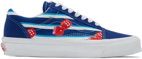 Vans Blue & White OG Old Skool LX Sneakers