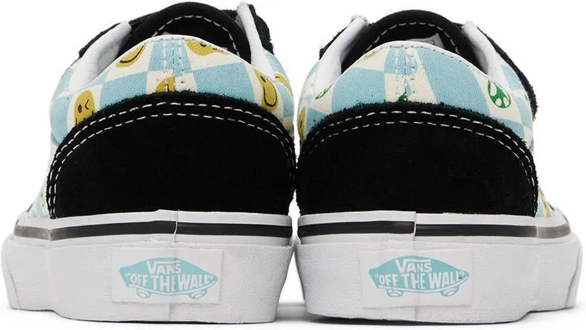 Vans Kids Black Old Skool V Little Kids Sneakers