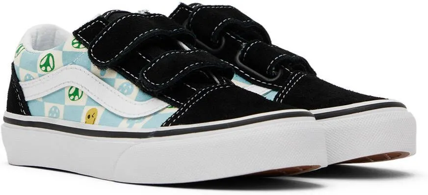 Vans Kids Black Old Skool V Little Kids Sneakers