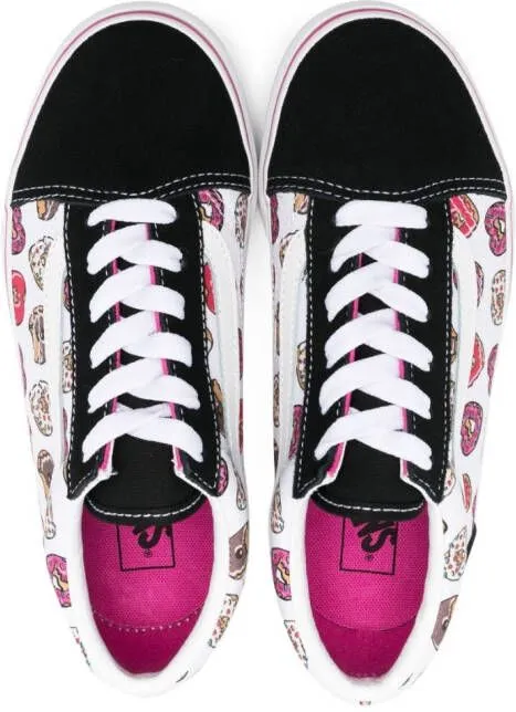 Vans Kids Love Vans Old skool printed sneakers White