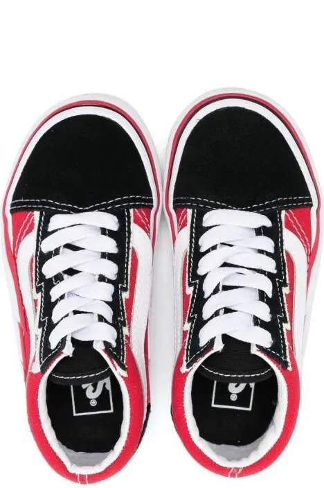 Vans Kids Old Skool 'OTW Sidewall sneakers Red