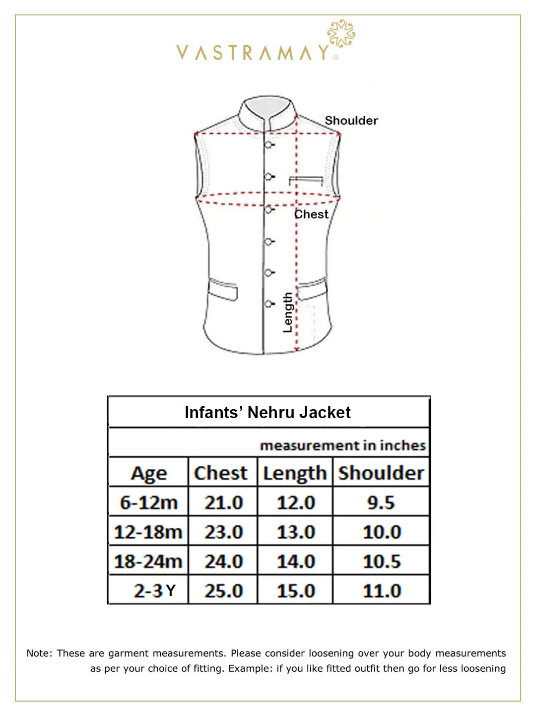 VASTRAMAY SISHU Boy's Green & Gold-Toned Woven Design Slim-Fit Nehru Jacket