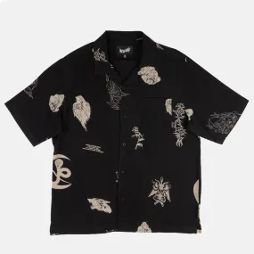 Welcome Skateboards - Flash Rayon Short Sleeve Shirt - Black