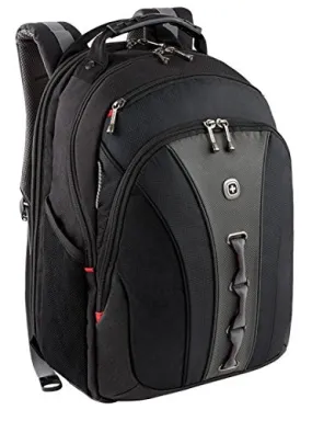 Wenger The Legacy Notebook Carrying Backpack, 16, Black/Gray (Wa-7329-14F00)