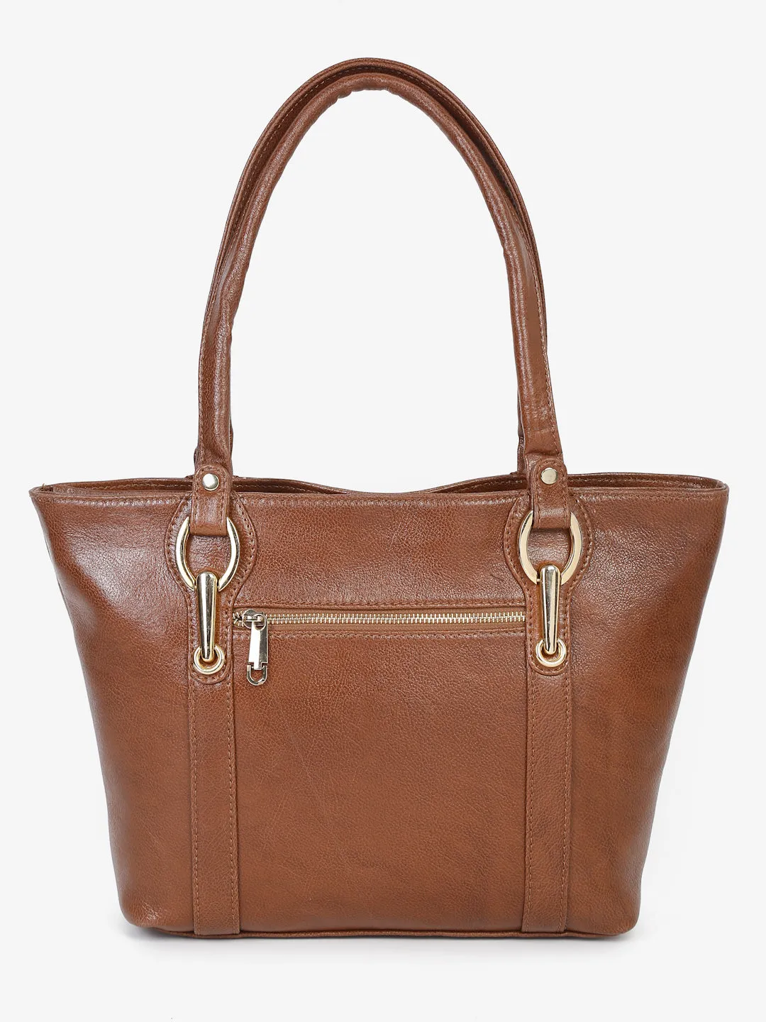 Women Brown Solid Shoulder Bag