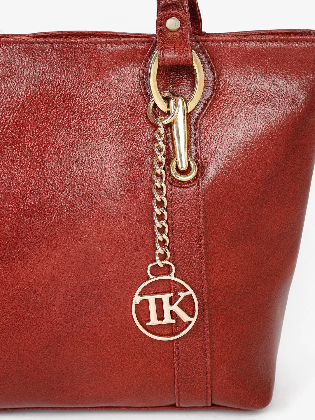 Women Maroon Solid Shoulder Bag