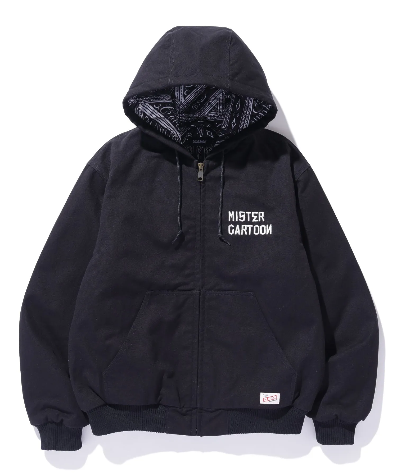 XLARGE x MR.CARTOON HOODED WORK JACKET