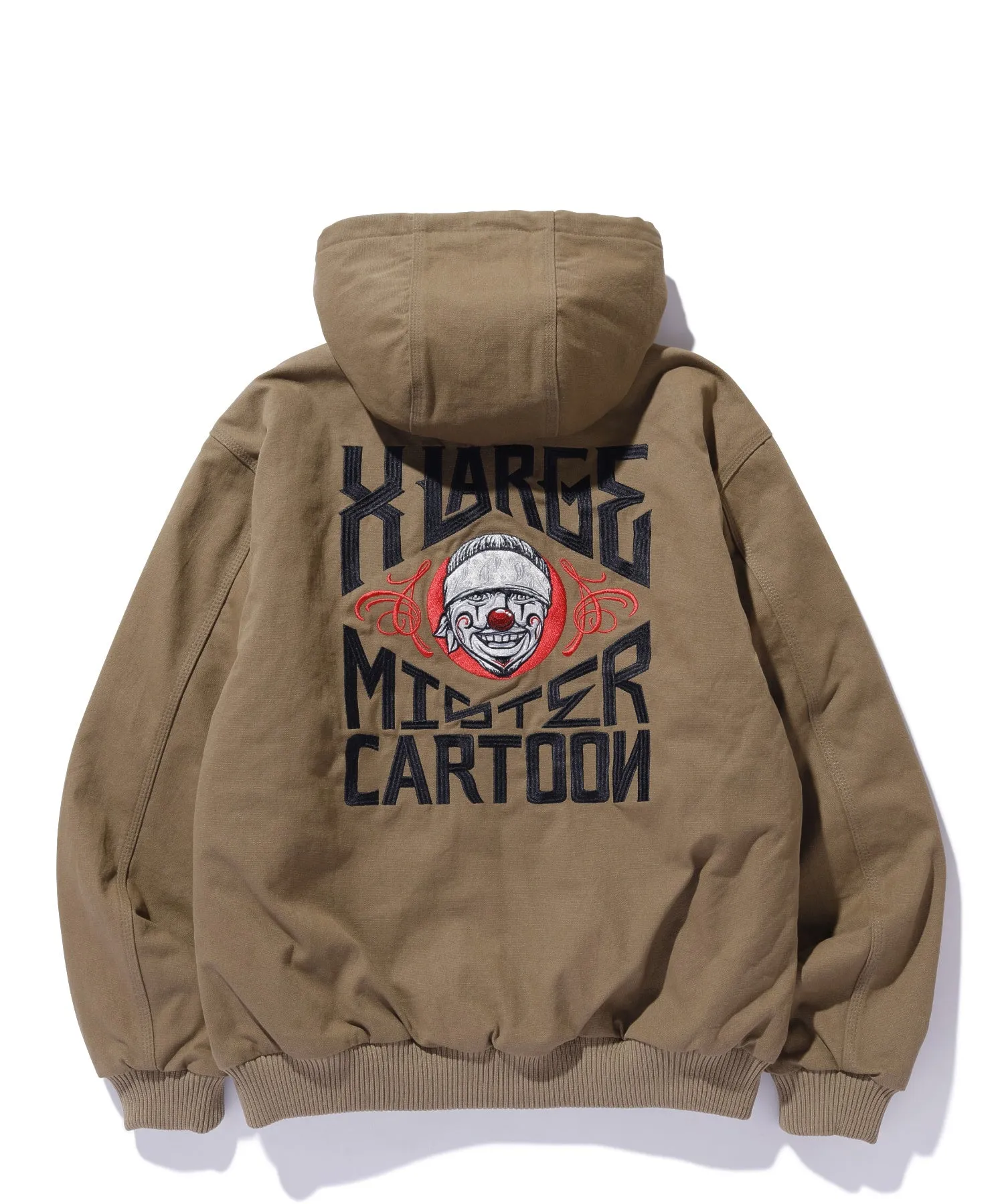 XLARGE x MR.CARTOON HOODED WORK JACKET