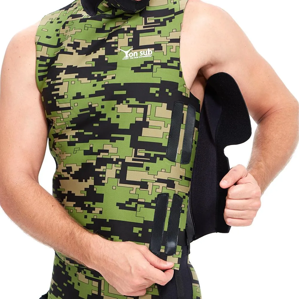 YON SUB Camo Diving Vest (3mm)