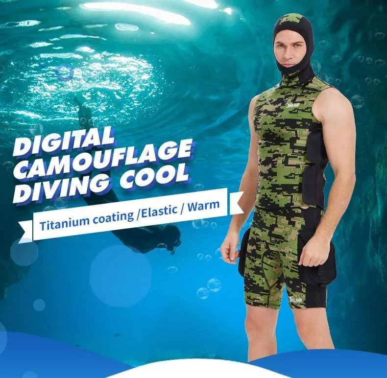 YON SUB Camo Diving Vest (3mm)